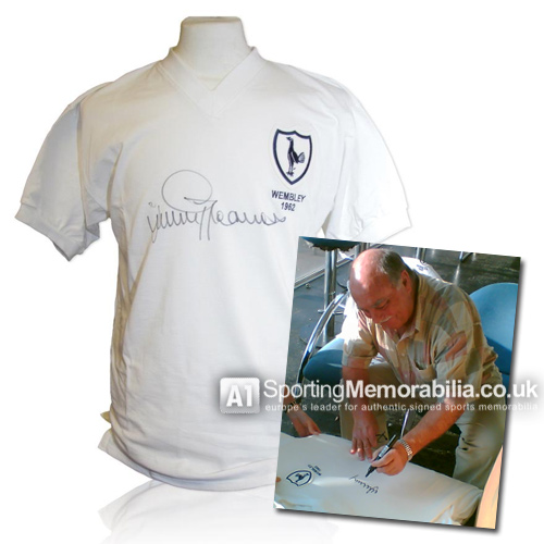 Jimmy Greaves signed Spurs shirt Jimmy Greaves signed Spurs shirt