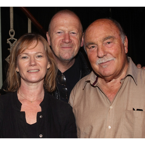 Jimmy Greaves with Terry & Freda Baker, Directors of A1 Sporting Memorabilia Jimmy Greaves with Terry & Freda Baker, Directors of A1 Sporting Memorabilia