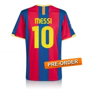 Pre-order Lionel Messi signed Barcelona shirt