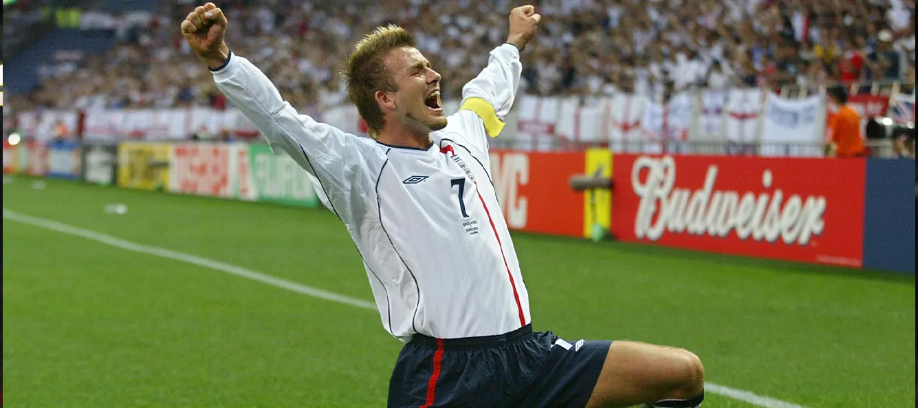 David Beckham signed England memorabilia