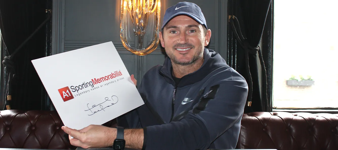 Frank Lampard signed England memorabilia