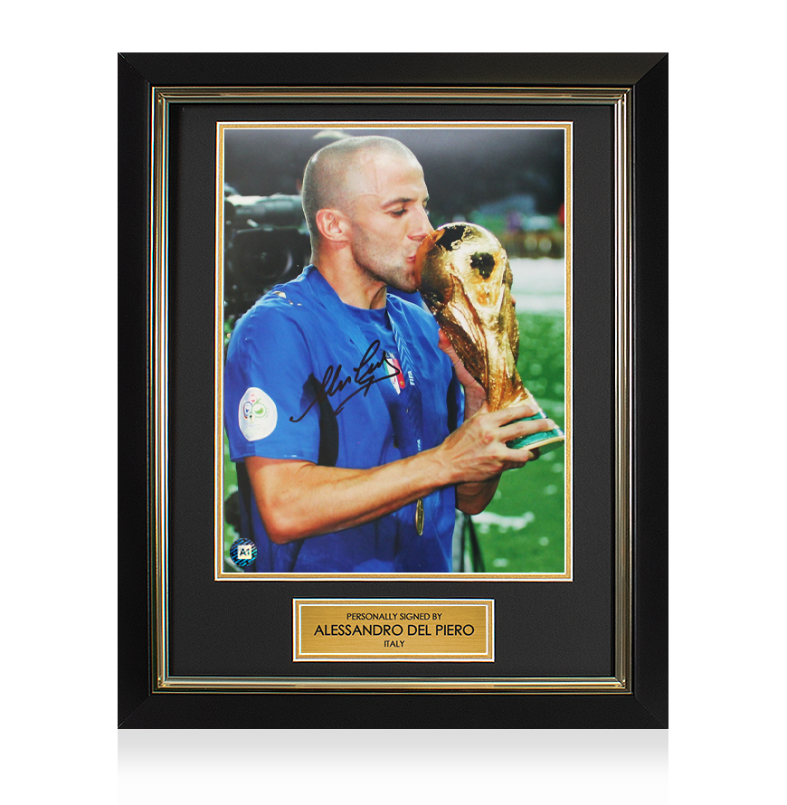Alessandro Del Piero signed Italy memorabilia