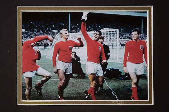 HWC Trading FR A3 Bobby oore artin Peters &ap; Geoff Hurst West Ha