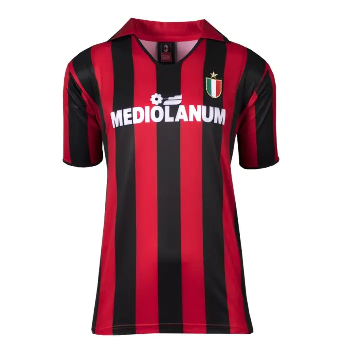 Marco van Basten Signed AC Milan 1988 Home Shirt - Number 9