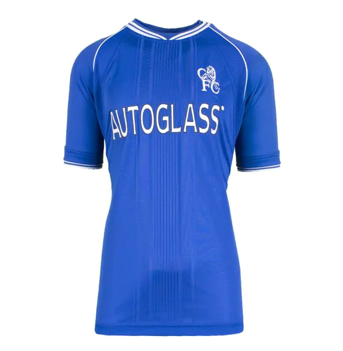 Jimmy Floyd Hasselbaink Signed Chelsea Shirt - 1999-00, Number 9