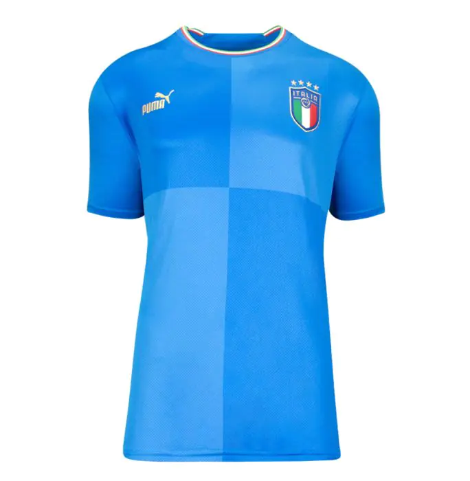 Roberto Baggio Signed Italy Shirt: Home, 2022-23 - Genuine Signed