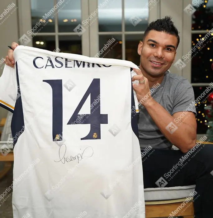 Casemiro Signed Real Madrid Shirt: Home, 2023-24 - Genuine Signed
