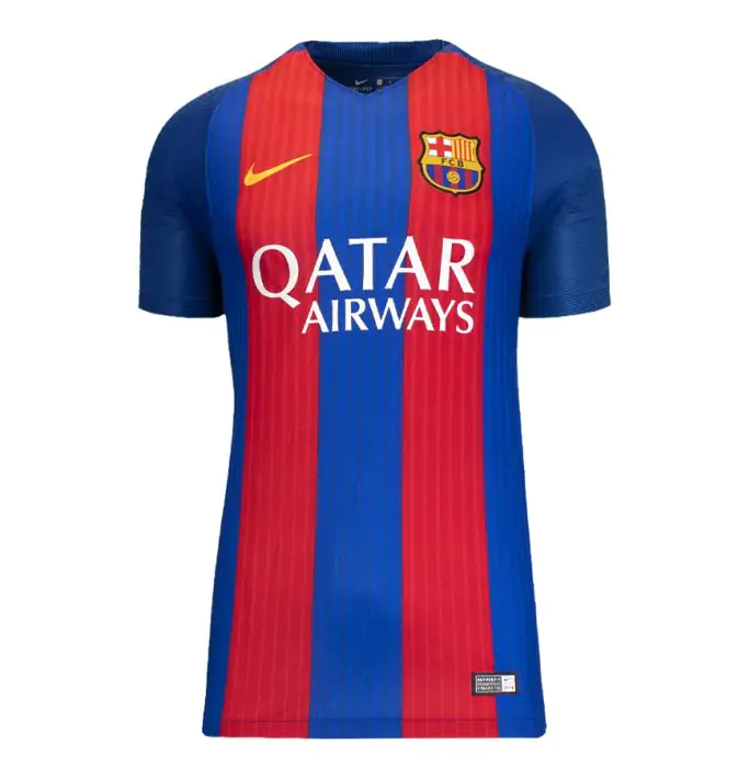 Framed Andrés Iniesta Signed Barcelona Shirt | Classic