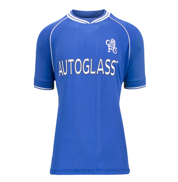 Jimmy Floyd Hasselbaink Signed Chelsea Shirt: Home, 2000-01
