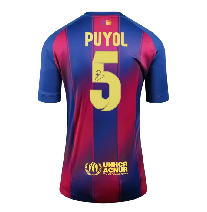 Carles Puyol Signed Barcelona Shirt | A1 Memorabilia - Genuine