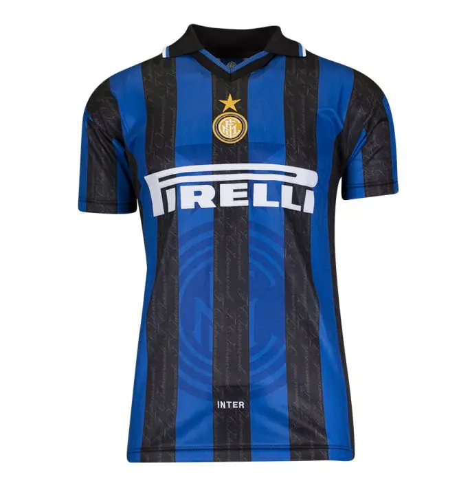 Javier Zanetti Signed Inter Milan Shirt - 1997-98, Number 4