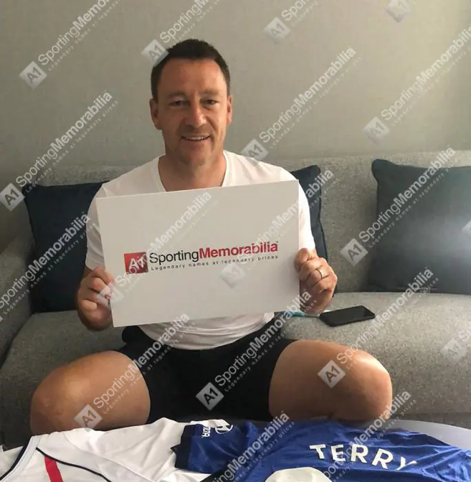 John Terry Signed Chelsea Shirt - Retro, Number 26 - Genuine