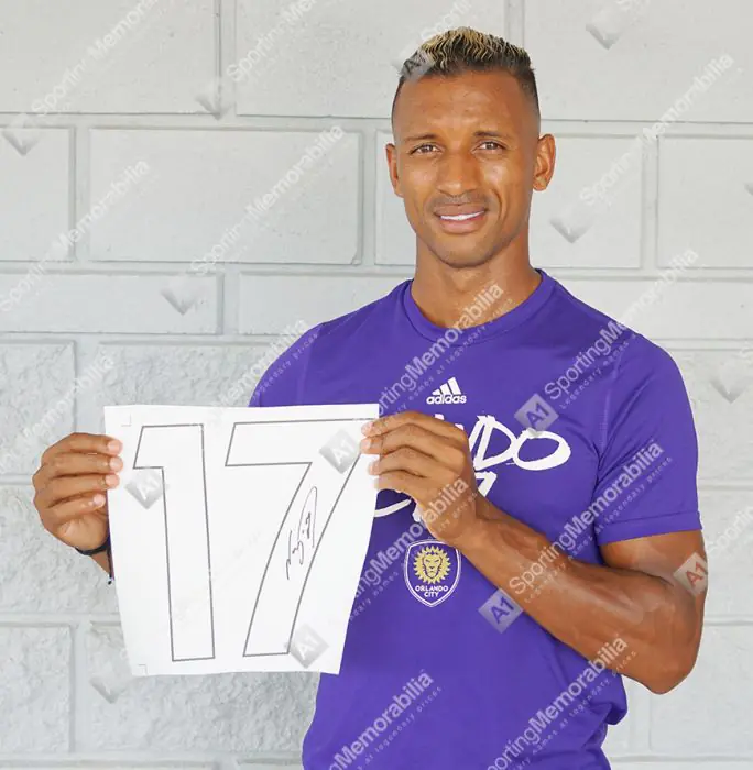 Nani Signed Manchester United Shirt - 2019-2020, Number 17