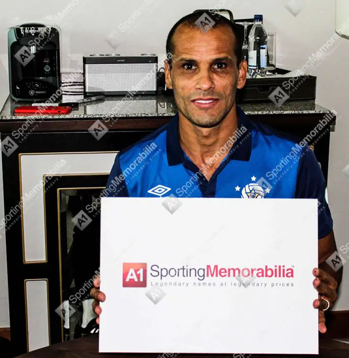 Rivaldo Signed Brazil Shirt - Retro, Number 10 - Genuine Signed