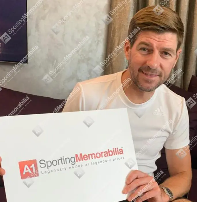 Steven Gerrard Signed Autobiography Book Paperback - My Story