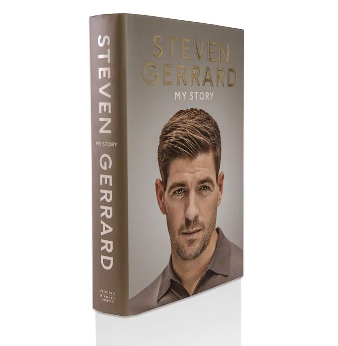 Steven Gerrard Signed Autobiography Book - My Story - Genuine