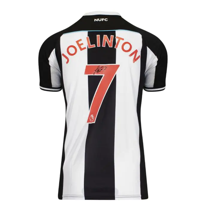 Joelinton Signed Newcastle United Shirt - Number 7 - Genuine