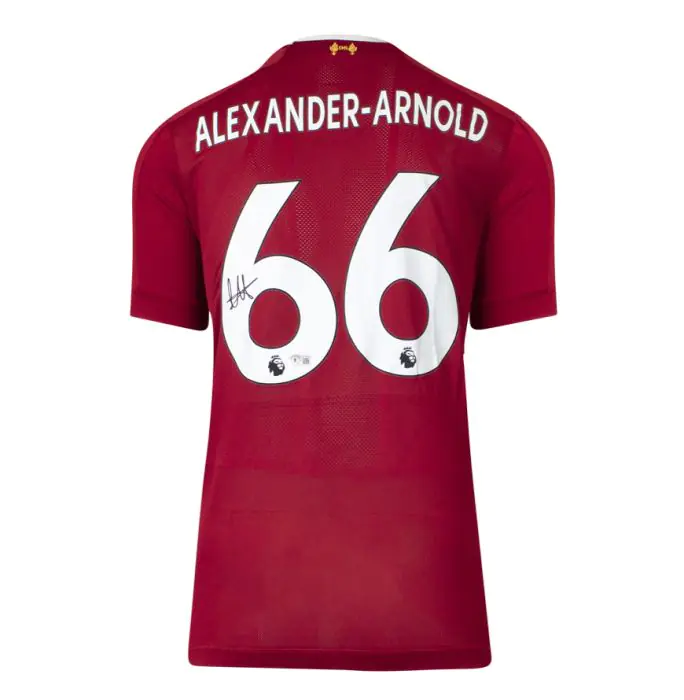 Framed Trent Alexander-Arnold Signed Liverpool Shirt - 2019-20