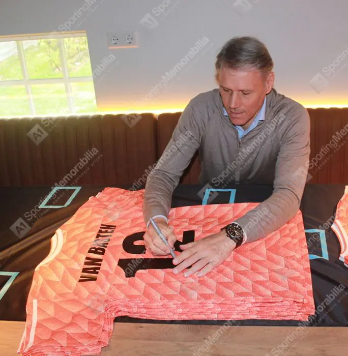 Marco van Basten Signed Netherlands 1988 Home Shirt - Number 12