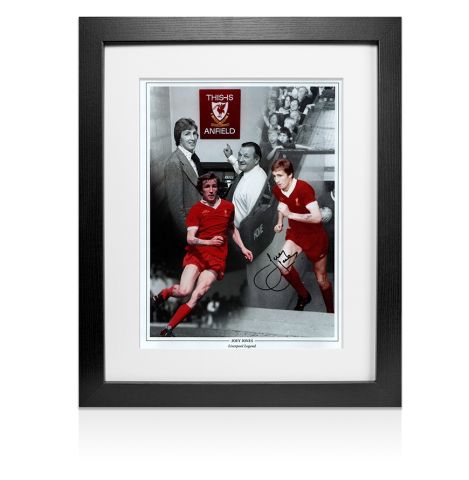 Framed Joey Jones Signed Photo - Liverpool Legend - Montage
