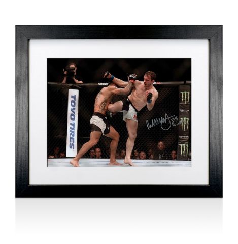 Framed Brad 'One Punch' Pickett Signed Photo - UFC Fight