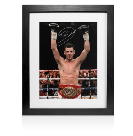 Framed Darren Barker Signed Photo - "Dazzling" Darren Barker