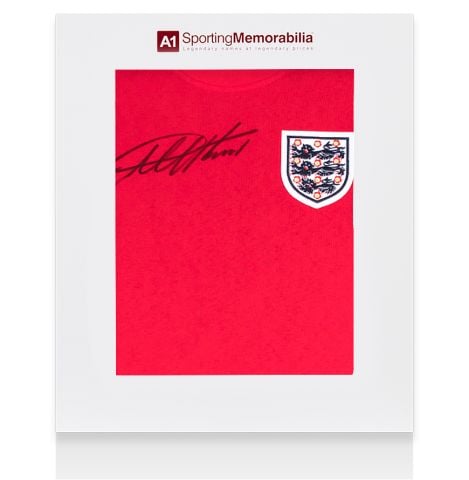 Sir Geoff Hurst Signed 1966 England Shirt - Score Draw - Gift Box