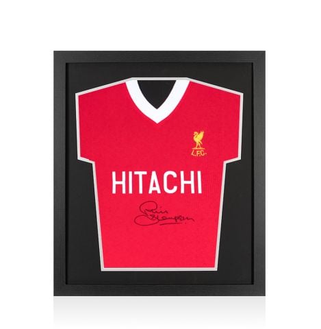 Framed Phil Thompson Signed Liverpool Shirt - 1978 - Compact