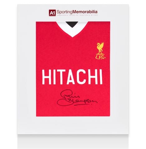Phil Thompson Signed Liverpool Shirt - 1978 - Gift Box