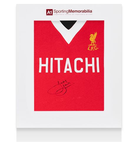 Joey Jones Signed Liverpool Shirt - 1978 - Gift Box