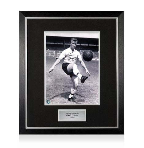Premium Framed Terry Dyson Signed Fulham Photo - Dynamic Dyson