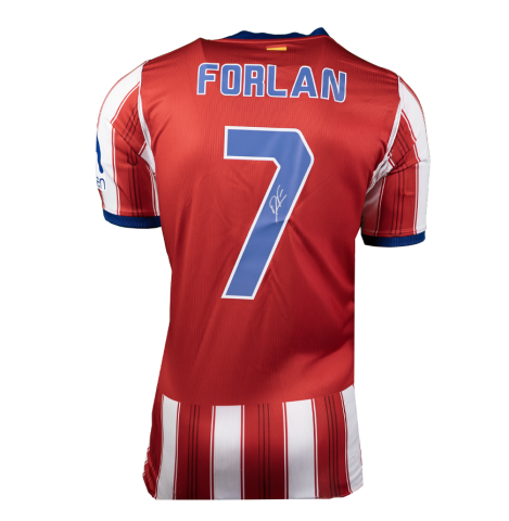 Diego Forlan Back Signed Atletico Madrid 2026-27 Home Shirt