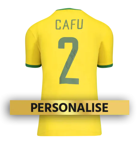 Cafu signed Brazil memorabilia