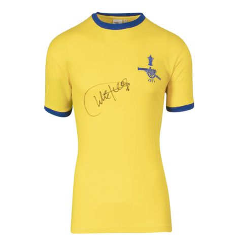 Charlie George Signed Arsenal Shirt - 1971, FA Cup Winners, Number 