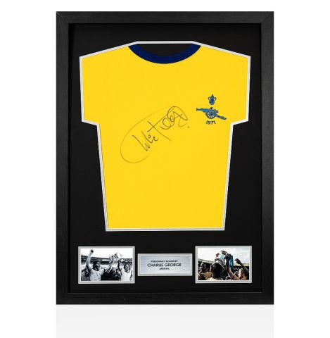 Charlie George Signed 1971 Arsenal Shirt