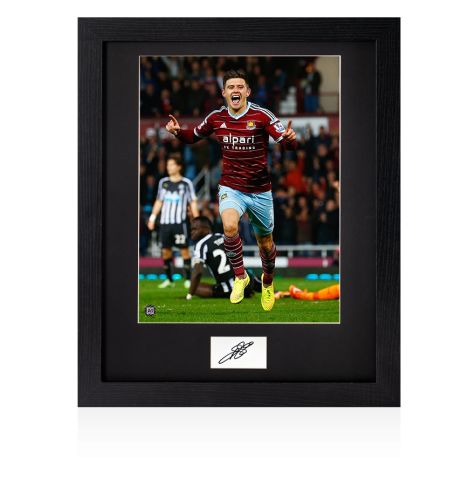 Framed Aaron Cresswell Signed Card - West Ham United