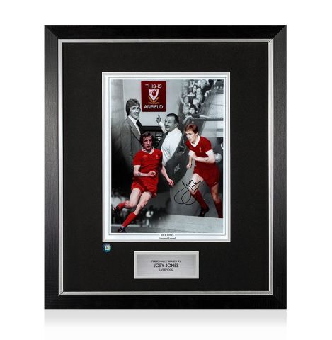 Premium Framed Joey Jones Signed Photo - Liverpool Legend - Montage
