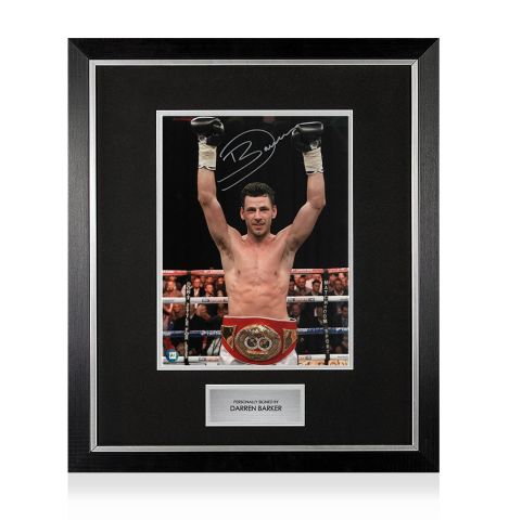 Premium Framed Darren Barker Signed Photo - "Dazzling" Darren Barker