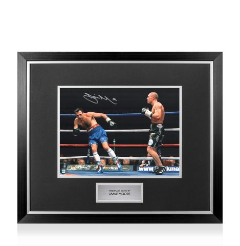 Premium Framed Jamie Moore Signed Photo - vs Michele Piccirillo
