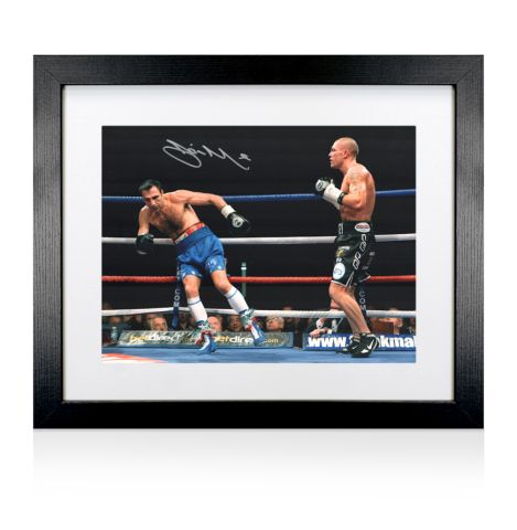 Framed Jamie Moore Signed Photo - vs Michele Piccirillo