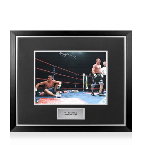 Premium Framed Jamie Moore Signed Photo - Knock Down