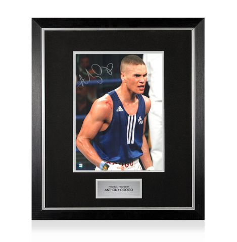 Premium Framed Anthony Ogogo Signed Photo - Senior ABA Championships 2008