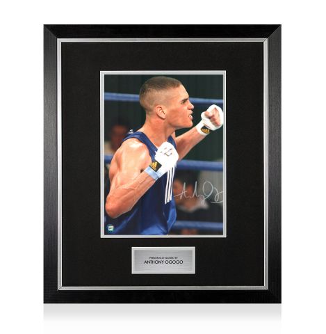 Premium Framed Anthony Ogogo Signed Photo - ABA Final Celebration