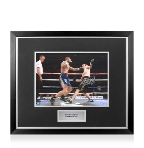 Premium Framed Kevin Mitchell Signed Photo - Punch