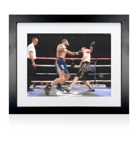 Framed Kevin Mitchell Signed Photo - Punch