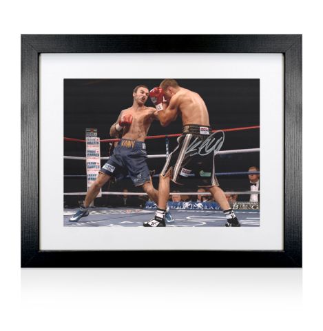 Framed Kevin Mitchell Signed Photo - vs John Murray