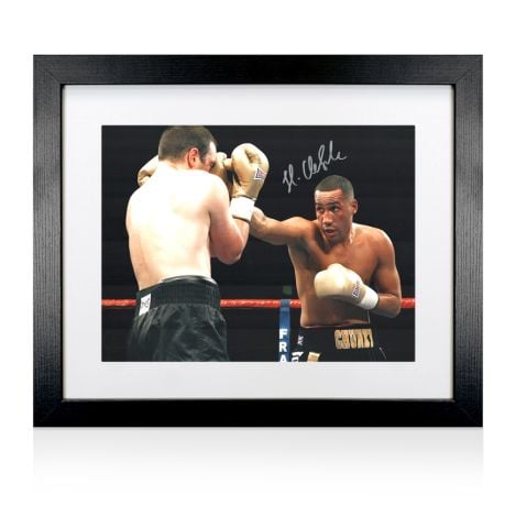 Framed James DeGale Signed Photo - Punch
