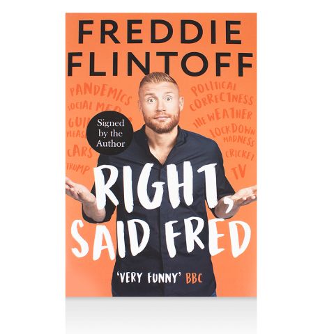 Andrew "Freddie" Flintoff Signed Book - Right Said Fred