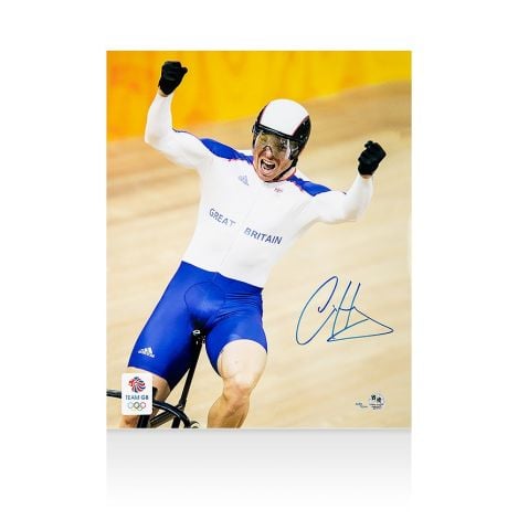 Sir Chris Hoy Beijing 2008 Victory Team GB Print Limited Edition /200
