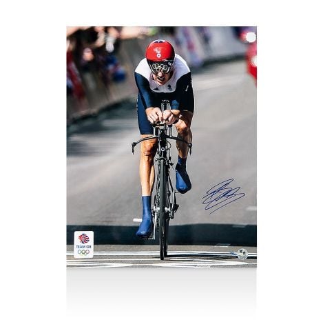 Bradley Wiggins Individual Time Trial Team GB Print Limited Edition /500
